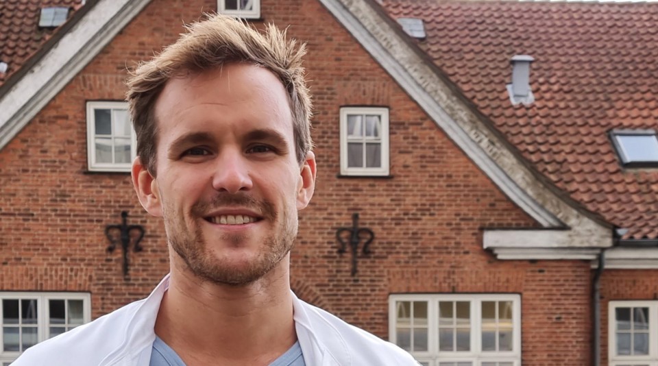 Læge Kristoffer Jensen Kolnes. Privatfoto