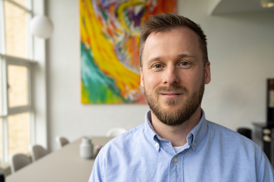 Projektleder Leif Staal Andersen fra SDCO er klar til at udbrede patientuddannelseskonceptet Lev Livet til kommuner over hele landet. Foto: Rune Skeel-Gjørling