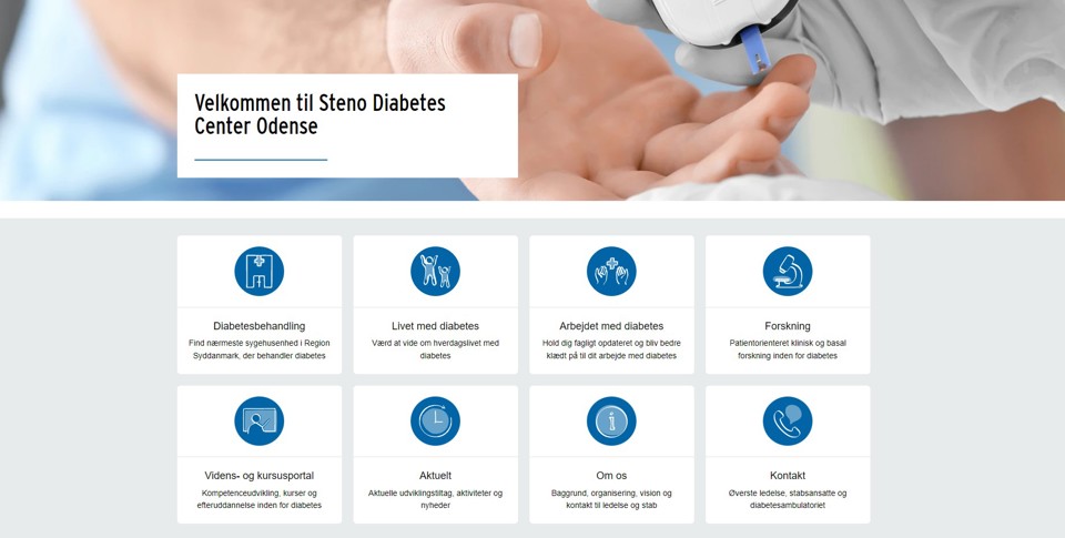 Screenshot af www.sdco.dk forsiden